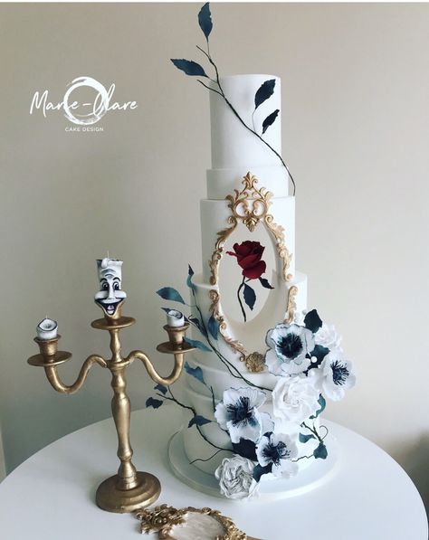 Beauty And The Beast Wedding Cake Ideas, Beauty And The Beast Quinceanera Cake, Beauty And The Beast Cakes, Wedding Beauty And The Beast, Beauty And The Beast Wedding Cake, Wedding Beauty Timeline, Beauty And The Beast Quince, Beauty And The Beast Cake, Beauty And The Beast Wedding Theme