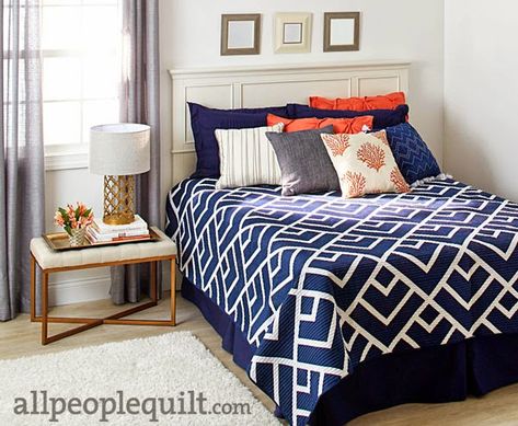 Piece N Quilt: In the Navy- A Piece N Quilt Original Design Modern Log Cabins, Low Volume Quilt, Two Color Quilts, Pillow Party, Navy Quilt, Log Cabin Quilts, Star Quilt Patterns, Boy Quilts, Cabin Style