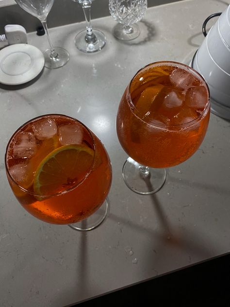 Cocktail aperol sprits Punch Bowl, Fuel, Bowl, Pins