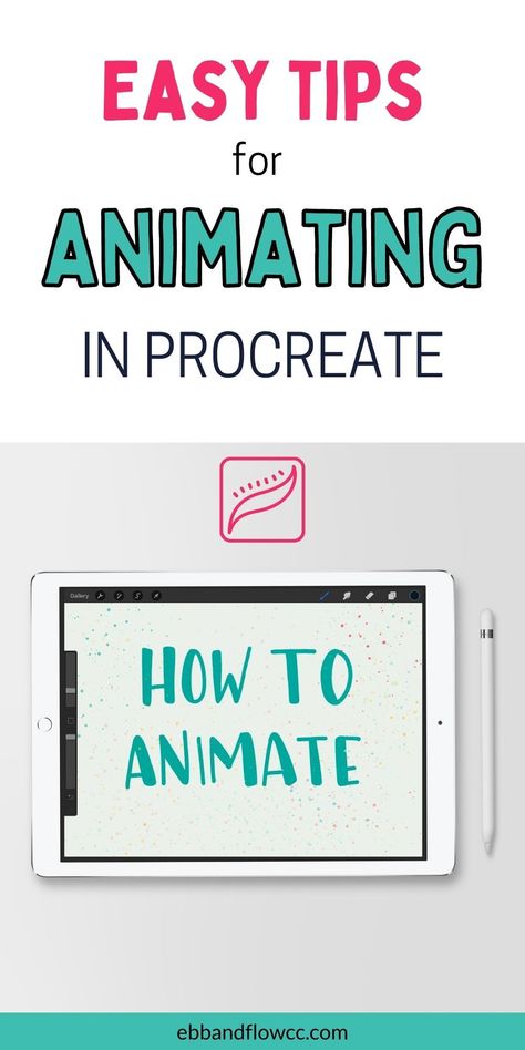 Get easy tips and learn how to animate on Procreate. You will be able to make simple animations in no time at all with this fun app. Make animations that are perfect for using on social media! Procreate Animation Ideas Easy, How To Animate Procreate, Procreate Animation Ideas, Animate On Procreate, How To Animate, Procreate Animation Tutorial, Procreate Projects, Ipad Learning, Procreate Animation