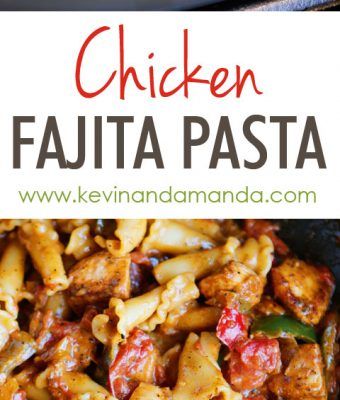 This Creamy Chicken Fajita Pasta is a HUGE winner! Everything cooks in one pan (even the noodles!) and it's done in 15 minutes. So, so good!! — Kevin & Amanda Kevin And Amanda, Mexican Pasta Recipes, Fajita Pasta Recipe, Fajita Pasta, Mexican Pasta, Chicken Fajita Pasta, Creamy Pasta Recipes, Weeknight Dinner Recipes Easy, Chicken Fajita