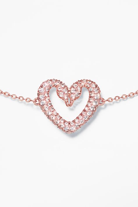 Swarovski Jewelry Rings, Swarovski Jewelry Necklace, Swarovski Swan, Pop Clothing, Rock Rings, Swarovski Heart, Dance Necklace, Fancy Design, Romantic Heart