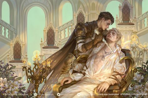 Another Illustration done for DarkRise [Special Edition] , will be published by @BookAddictionAU . Author @cspacat . I must say I love this scene so much 😋😋🔥🔥 Dark Rise, Cover Design Inspiration, Captive Prince, Fantasy Tattoos, Top Books To Read, Ethereal Art, Gay Art, Book Characters, Book Nerd