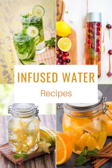 Use our infused water recipes as inspiration. You can add a touch of sugar to the recipe to sweeten it up but you don’t have to do that. Make water more interesting. Fruit Infused Water Recipes, Lemon Diet, Natural Detox Drinks, Infused Water Recipes, Smoothie Detox, Fruit Infused Water, Detox Water Recipes, Detox Drinks Recipes, Best Detox