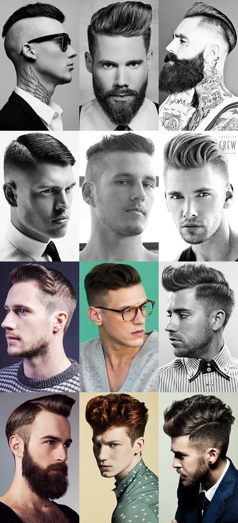 Dramatic Men's Hairstyles With Disconnected Sides & Longer Length On Top Mens Fades, 2016 Hairstyles, Hair Catalog, Mens Hair, Corte De Cabelo Masculino, Trendy Haircuts, Mens Cuts, Different Hairstyles, Pompadour