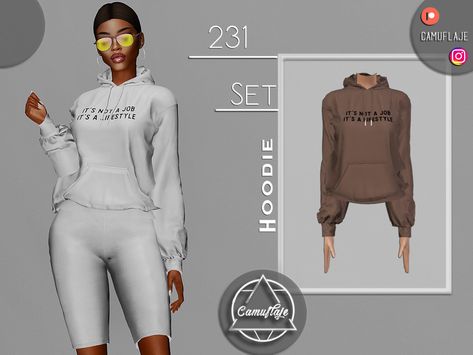 The Sims Resource - SET 231 - Hoodie Sims 4 Cc Women Hoodie, Sims 4 Cc Hoodie Female, Sims 4 Oversized Hoodie, Sims 4 Essentials Hoodie, Sims 4 Hoodies, Ts4 Cc Hoodie, Sims 4 Cc Hoodies, Sims 4 Hoodie Cc, Sims 4 Hoodie