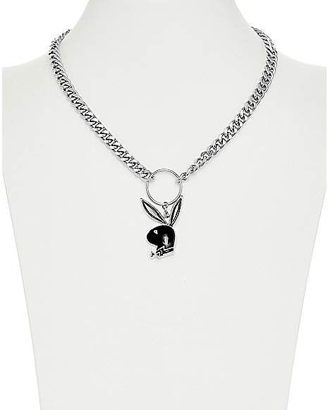 O-Ring Playboy Bunny Chain Necklace - Spencer's Spencers Gifts, Playboy Bunny, O Ring, Body Jewelry, Jewelry Shop, Chain Necklace, How To Find Out, Shop Now, Necklaces