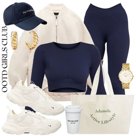 Comfy Workout Outfits, Athleisure Capsule Wardrobe, Cold Outfit, Weekend Workout, Cute Nike Outfits, Fitness Wear Outfits, Cute Gym Outfits, Office Wear Women, Travel Outfits