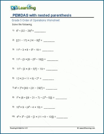 Order of operations and PEMDAS worksheets for grade 5. Includes use of parenthesis, nested parenthesis and simple exponents (single digit numbers squared or cubed). Free | Math | Worksheets | Printable Pemdas Worksheets, Butterscotch Cheesecake, Worksheets For Grade 5, Grade 5 Math Worksheets, Clock Worksheets, Volvo Suv, Healthy Parenting, Exponent Worksheets, Math Exercises