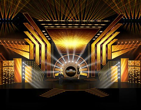 Award Show Stage on Behance Award Show Design, Concert Background Stage, Award Show Stage, Stage Illustration, Stage Backdrop Design, Background Stage, Concert Stage Design, Corporate Events Decoration, Led Stage