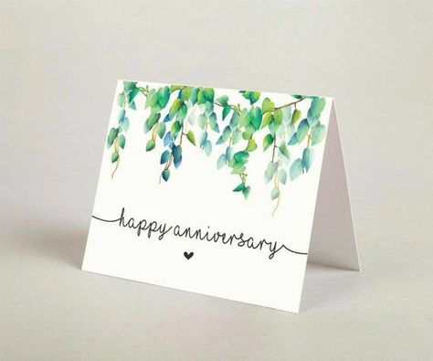 Happy Anniversary Greeting Cards, Anniversary Paintings For Parents, Card Ideas For Anniversary, Anniversary Greeting Cards Handmade, Watercolour Anniversary Card, Anniversary Painting Ideas For Him, Anniversary Card Ideas For Parents, Anniversary Ideas For Parents, Wedding Anniversary Card Ideas