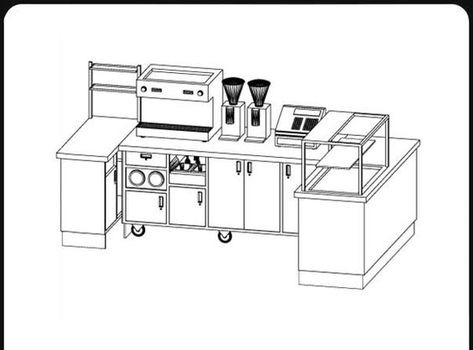 Coffee Kiosk : Hilton Hotel 2 Coffee Shop Counter, Coffee Recepies, Coffee Counter, Small Coffee Shop, Cafe Shop Design, Coffee Instagram, Small Cafe, Coffee Stands, Kiosk Design