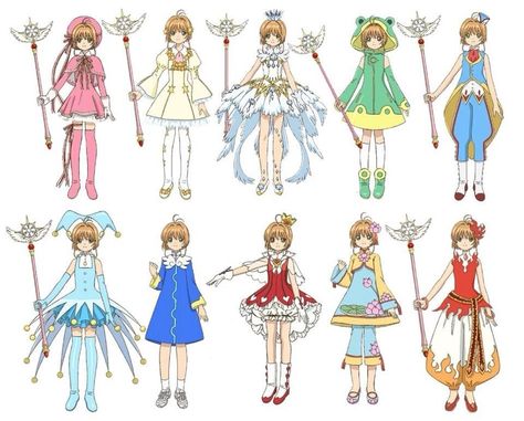 Sakura Outfits, Sakura Dress, Magical Girl Outfit, Sakura Cosplay, Sakura Card Captor, Sakura Art, Art Outfit, Tsubasa Chronicles, Manga Drawing Tutorials