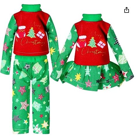 Elf Accessories, Christmas Elf Doll, Girl Elf, Elf Doll, Christmas Feeling, Christmas Accessories, Christmas Fashion, Doll Clothing, Christmas Pajamas