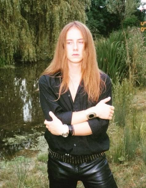 Nergal Behemoth, Boy Long Hair, Metalhead Guy, Metal Boy, Guitar Ideas, Extreme Metal, Mötley Crüe, Long Hair Styles Men, Metal Bands