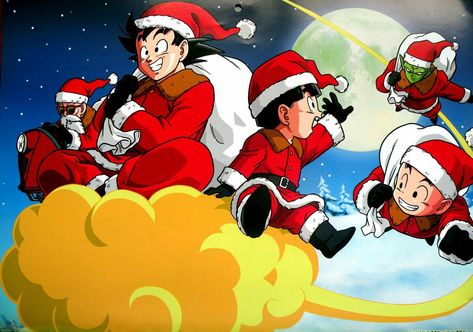 Dbz Christmas Dragon Ball Z Christmas Tree, Christmas Dragon Ball, Dragon Ball Z Wallpaper, Dbz Wallpapers, Kid Goku, Christmas Dragon, Z Wallpaper, Dbz Characters, Dragon Ball Super Artwork