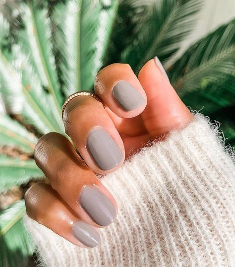 The 6 Best Dark Winter Nail Colors We're Wearing This Season | Who What Wear Forest Green Nail Polish, Royal Blue Nail Polish, Gray Nail Polish, Burgundy Nail Polish, Sinful Colors Nail Polish, Gray Nail, Grey Nail, Winter Nail Polish, Grey Nail Polish