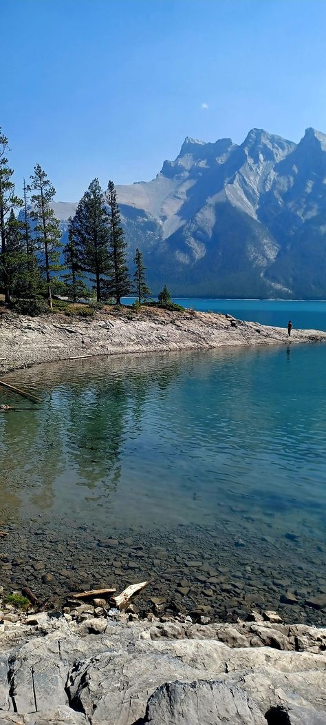 Beautiful Canada | Minnewanka lake Banff,Alberta Lake Minnewanka Banff, Minnewanka Lake, Boards Of Canada, Banff Canada, Banff Alberta, Beautiful Canada, Pretty Wallpapers Tumblr, Emerald Lake, Driving Pictures