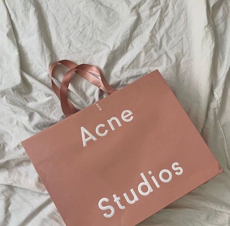 Image in // w h i t e . collection by Rosalie H. ♡ Acne Studio Packaging, Acne Studios Packaging, Apple Blossom Branch, Pastel Tattoo, Paper Carrier Bags, Sea Point, Minimalist Street Style, Acne Studio, Holiday 2024