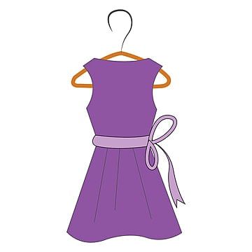 Dress On Hanger, Female Elegance, Shopping Vector, Purple Vector, Beauty Vector, Vector Clothes, Wedding Dress Illustrations, Shop Vector, Dress Clipart