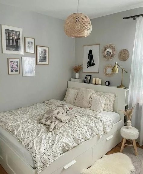 Bedroom Arrangement, Classy Bedroom, Dorm Room Inspiration, Bedroom Deco, Room Redesign, Floor Ideas, Redecorate Bedroom, Dream House Rooms, Hemnes