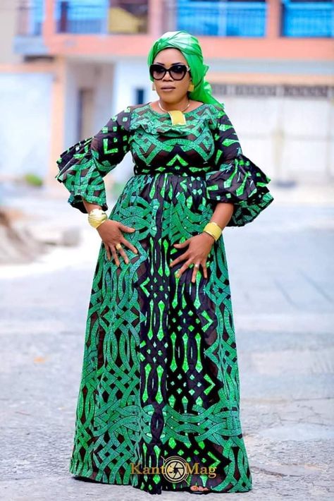 Ankara Aline Long Gown, Maxi Gown Styles, A Shape Gown Ankara, Kampala Gown Styles For Ladies, Maxi Dress Styles, Stylish Naija, Long African Dresses, African Dresses For Kids, Best African Dresses