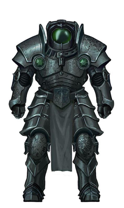 Accel World, Power Armour, Warhammer Art, Warhammer 40k Artwork, Power Armor, Knight Armor, Suit Of Armor, Dungeons And Dragons Homebrew, A Robot