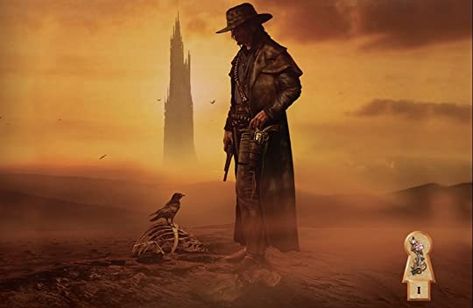 The Gunslinger (The Dark Tower, #1) by Stephen King Gunslinger Dark Tower, Roland Deschain, The Dark Tower Series, Doctor Sleep, John Malkovich, The Dark Tower, Film Horror, King Book, West Art