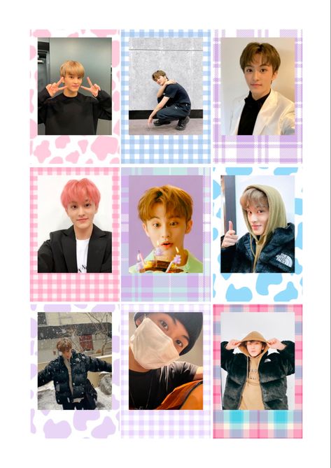 Nct Printable Photocards, Nct Printable, Polaroid Printable, Nct Polaroid, Printable Photocards, Photocards Kpop, Polaroid Template, Bts Polaroid, Diy Case