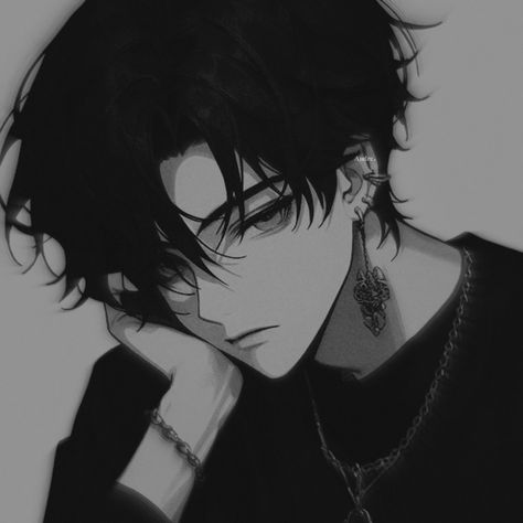 Emo Anime Guy Pfp, Anime Pfp Icons For Boys, Hot Anime Guy Pfp Aesthetic, Profile Anime Dark, Anime Guy Pfp Aesthetic, Cute Boy Pfp Anime, Black Haired Boy Art, Boys Anime Pfp, Emo Anime Guys