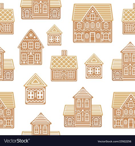 Gingerbread Village Ideas, White Gingerbread House, Cardboard Gingerbread House, Gingerbread House Patterns, Whiteboard Art, Christmas Traditional, Gingerbread House Designs, Line Doodles, Gingerbread Village