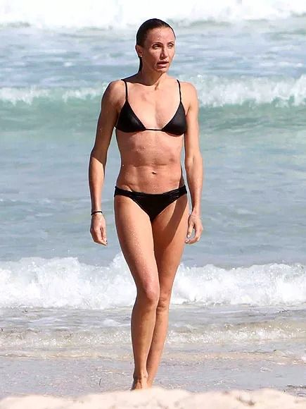 Celebs in Bikinis: Cameron Diaz, Sofia Vergara Cameron Diaz Now, Cameron Diaz Body, Cameron Diaz And Benji Madden, Cameron Diaz Muscles, Cameron Diaz Pregnant, Cameron Diaz Smile, Cameron Diaz Something About Mary, Mary Ann And Ginger, Jenny Mccarthy