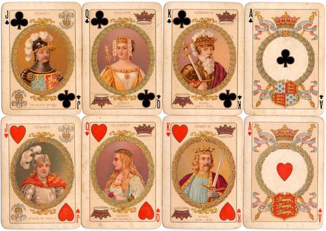 Playing cards commemorating Queen Victoria's Diamond Jubilee, 1897 Battle Chess, Fortune Cards, Play Cards, Chess Queen, New Century, New Year Greeting Cards, New Year Greetings, Victorian Art, Queen Victoria