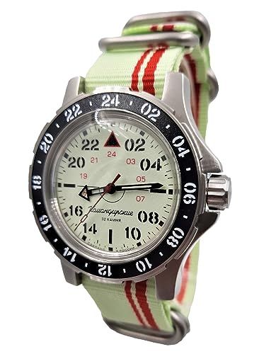 Vostok Original Mens Watch Komandirskie 18011B Series “Pilot” Mechanical Self-Winding 24-Hours Luminous Dial Water Proof 200m Vostok Watches, Watch Image, 200m, Wrist Watches, Water Proof, Wrist Watch, Mens Jewelry, For Free, The Originals