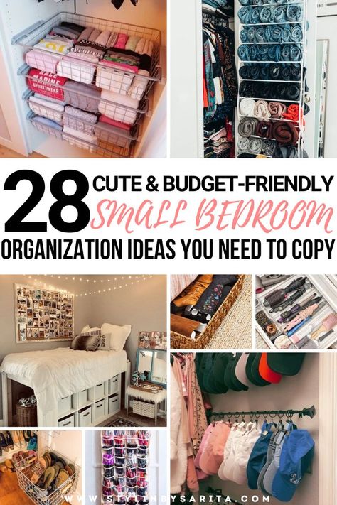 small bedroom organization ideas Bedroom Organization Ideas Diy, Diy Bedroom Organization Ideas, Diy Bedroom Organization, Small Apartment Bedroom Ideas, Small Bedroom Organization Ideas, Bedroom Organization Ideas, Small Apartment Bedroom, Apartment Bedroom Ideas, Small Bedroom Organization