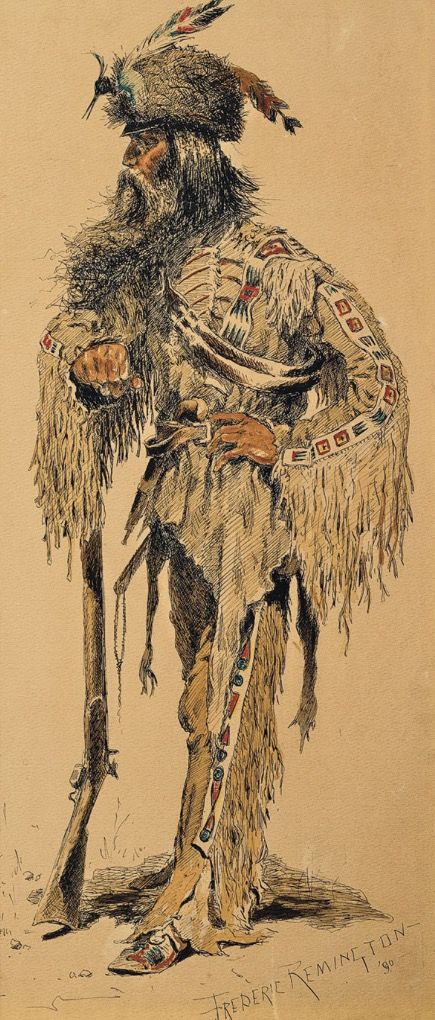 Mountain Man Rendezvous, Kit Carson, Fur Trapper, Frederic Remington, Mountain Men, Hunting Art, Fur Trade, American Frontier, Cabin Art