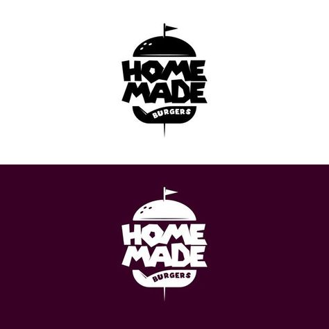 Burger Logo Design Ideas, Fast Food Logo Design Ideas, Burger Logo Design, Fast Food Logo, Resturant Logo, Burger Branding, Food Brand Logos, Burger Logo, Fast Food Logos