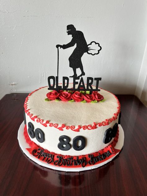 Funny 80th Birthday Cake, 80th Birthday Cakes, 60th Birthday Theme, 60 Cake, 80th Birthday Cake, Cookie Deserts, 80 Birthday Cake, Diy Christmas Paintings, Mom's Birthday