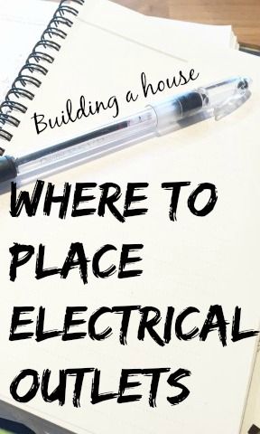 When building a home, there are so many tiny decisions to make - like where to put electrical outlets. This post includes tons of practical tips for placing outlets (including for decor, Christmas lights, and appliances). Electrical Ideas For New House Building, Best Windows For New Construction, Where To Put Outlets In Bathroom, Bathroom Outlets Placement, Where To Place Electrical Outlets, Where To Put Electrical Outlets, Floor Outlets Living Rooms, Cool Ideas When Building A House, Ideas For New House