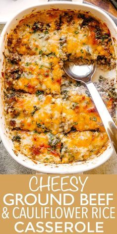 Keto Beef Cauliflower Casserole, Cauliflower And Burger Recipes, Low Carb Switches, Veggie Filled Dinner Recipes, Sloppy Joe Casserole Keto, Low Carb Ground Venison Recipes, Healthy Grain Free Recipes, Hamburger Low Carb Recipes, Healthy Ground Beef Recipes Crockpot