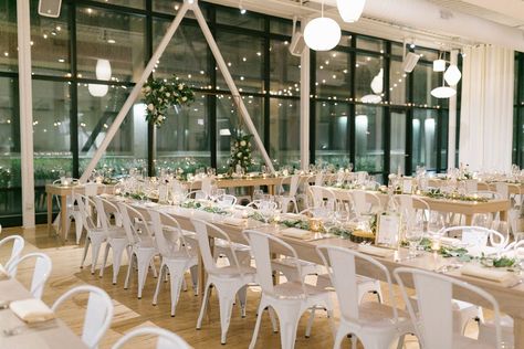 Greenhouse Loft Wedding in Chicago - Showit Blog Greenhouse Loft Chicago Wedding, Loft Chicago, Big Glass Windows, Modern Industrial Wedding, Chicago Riverwalk, House Loft, Loft Wedding, Chicago Wedding Venues, Rooftop Wedding