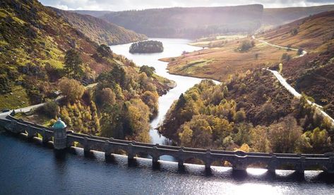 An image of Cwm Elan | Elan Valley & Visitor Centre Elan Valley, City Of Birmingham, Walking Trail, Visit Wales, Bike Route, Water Adventure, Cycling Route, Adventure Activities, Visitor Center