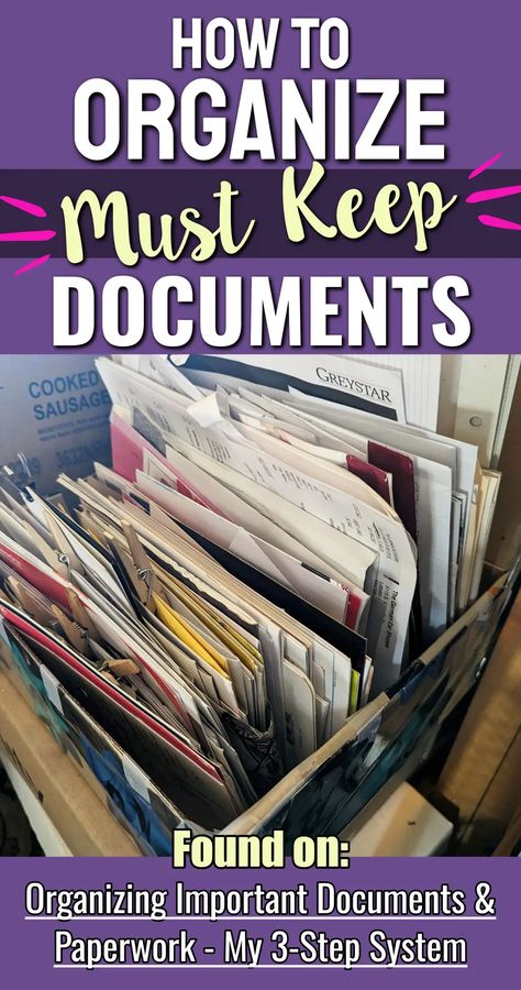 Organizing Important Documents, Paper Decluttering, Organizing Important Papers, Life Organization Binder, Family Emergency Binder, Household Notebook, Paper Clutter Organization, Estate Planning Checklist, Emergency Binder