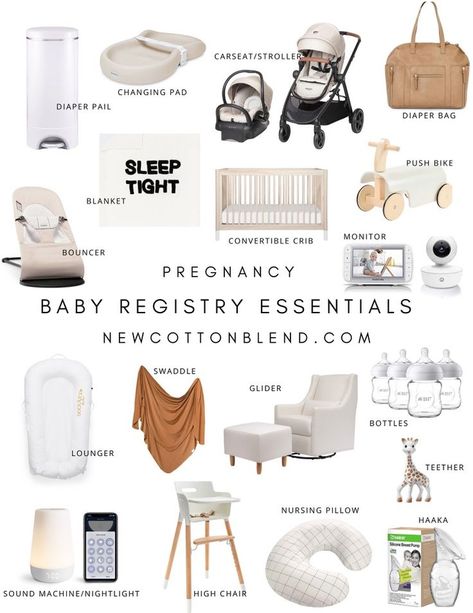 Newborn Essentials Aesthetic, Gender Neutral Registry, What To Add To Baby Registry, Best Newborn Products, Clean Baby Products, Newborn Must Haves 2024, Baby List Needs, Nesting For Baby, Amazon Baby Must Haves