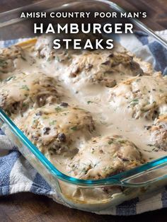 Bubble Up Pizza, Hamburger Steaks, Hamburger Dishes, Ground Beef Stroganoff, Country Recipes, Hamburger Steak, Poor Man, Hamburger Meat Recipes, Dutch Recipes