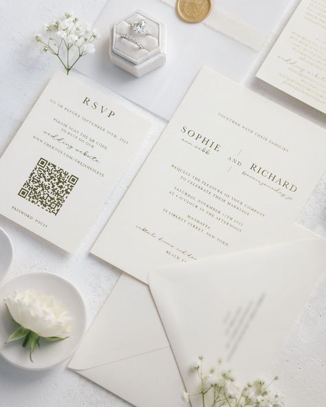 A minimalist wedding invitation proves that simplicity can speak volumes. Clean and elevated but still personalized will never go out of style. #flatlay #weddinginvitations #cleangirlaesthetic #whitetheme #overthemoon #theknot #stylemepretty #vogueweddings #luxuryweddings #nycweddingplanner #alinatoevents Wedding Invitation Flat Lay, Nyc Luxury, Minimalist Wedding Invitation, Vogue Wedding, Minimalist Wedding Invitations, Ny Wedding, Whimsical Wedding, Wedding Invitation Design, Youre Invited