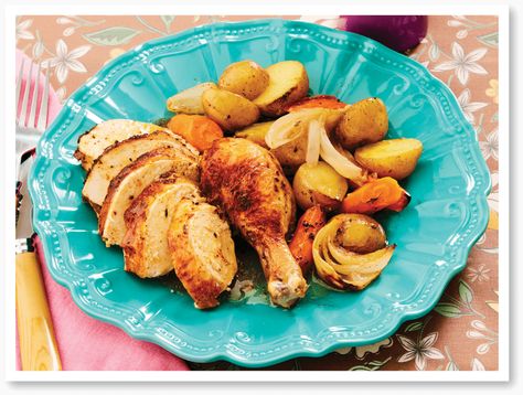 Dutch-Oven Roast Chicken — The Pioneer Woman Dutch Oven Roast Chicken Pioneer Woman, Dutch Oven Roast, Oven Roast Chicken, Dutch Oven Roast Chicken, Gold Potatoes, Yukon Gold, Oven Roasted Chicken, Dutch Oven Recipes, Yukon Gold Potatoes