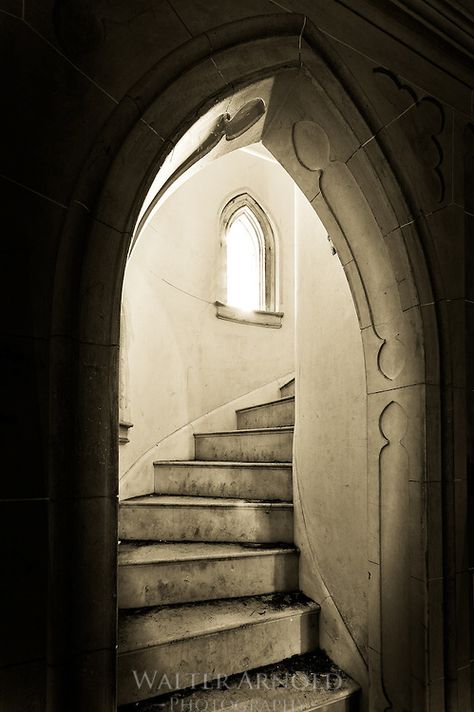 The Abandoned Castle Dumbledoors Office, Castle Staircase, Castle Stairs, Foto Scale, Secret Passage, Castles To Visit, Abandoned Homes, Castles Interior, Abandoned Castles