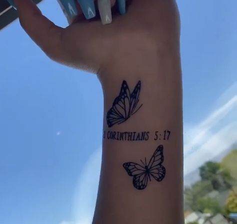 Self Tattoos Inspiration, Mr Mrs Tattoo Ideas, Cute Name Tattoos For Women Chest, Tattoo To Represent Mom, Butterfly Tribute Tattoo, Meaniful Tattoos Women, Ysl Tattoo, Tattoo For Loved One Who Passed, Arm Tats For Women