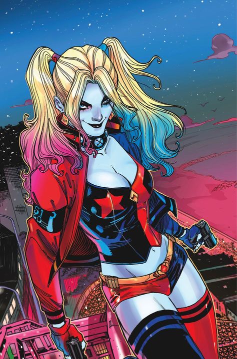 Comic Lineart, Harley Quinn Comic Art, Harley Quinn Character Design, Harley Quinn Dc Comics, Harley Quinn Art Illustrations, Harley Quinn Classic, Fan Art Dc, Harley Quinn Illustration, The Suicidesquad Dc Harley Quinn